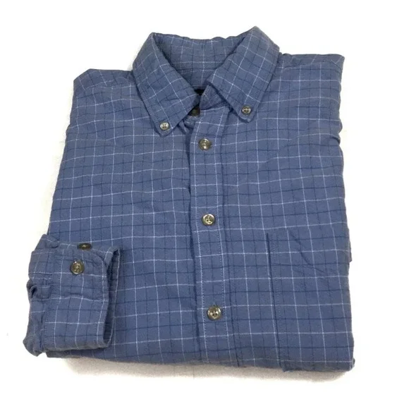 BF155 Izod Designer Button Front Career Shirt M - Picture 1 of 4